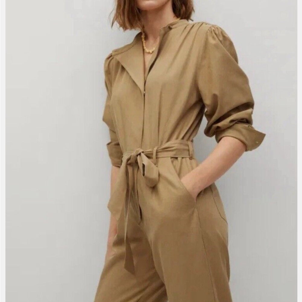 Mango Tan Jumpsuit